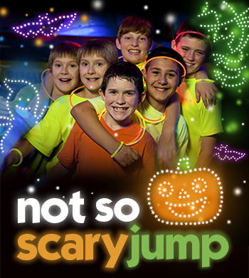 Looking for things to do with the kids for Halloween? Not So Scary Jump is for you